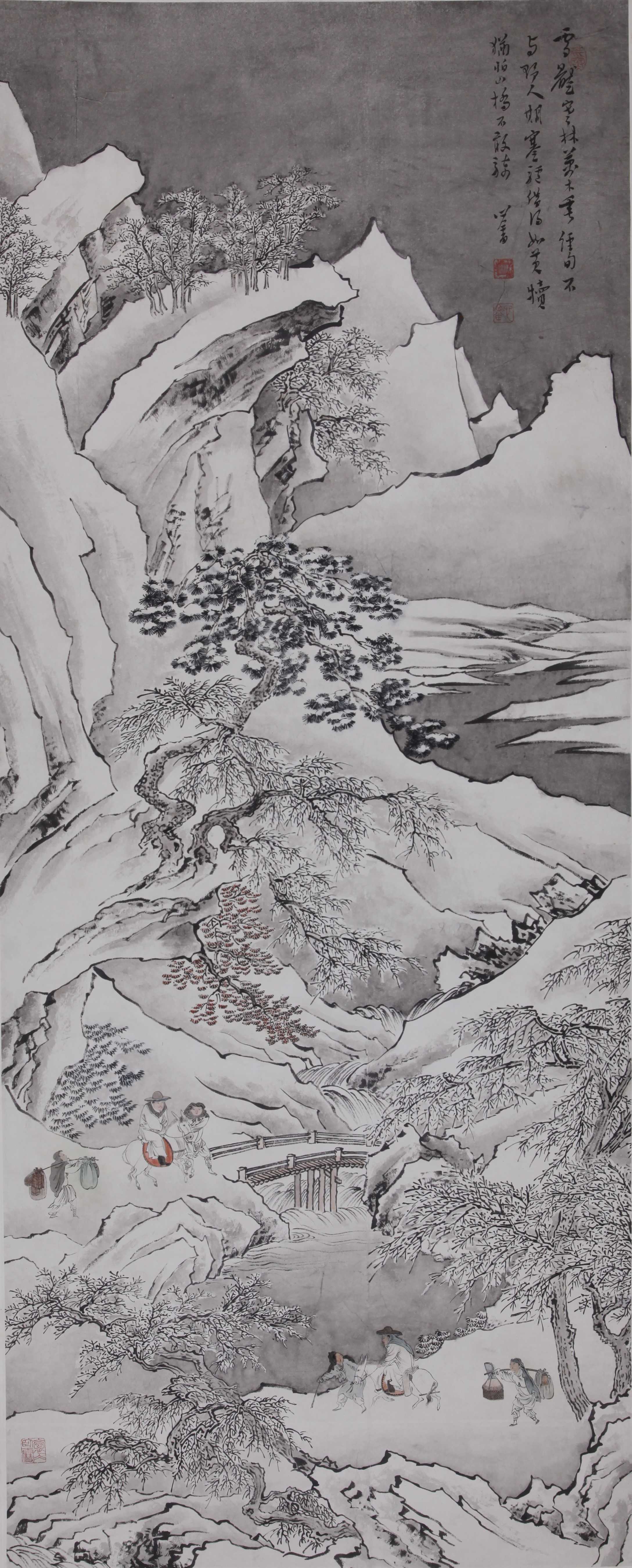 102.溥儒 雪景寒林图 吉林省博物院藏.jpg